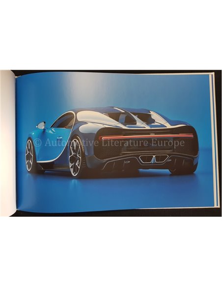 2017 BUGATTI CHIRON HARDCOVER BROCHURE ENGELS