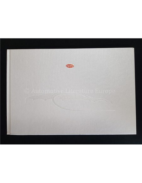 2017 BUGATTI CHIRON HARDCOVER BROCHURE ENGELS