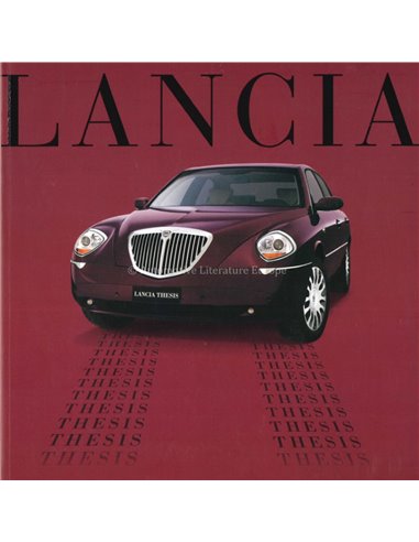 2001 LANCIA THESIS PROSPEKT DEUTCH