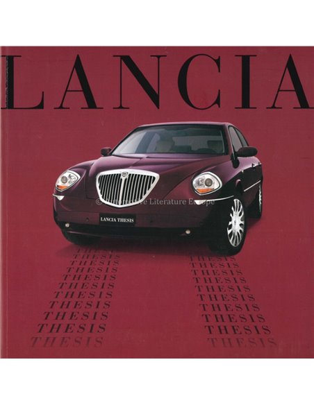 2001 LANCIA THESIS PROSPEKT DEUTCH