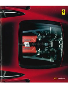 1999 FERRARI 360 MODENA BROCHURE ITALIAANS / ENGELS