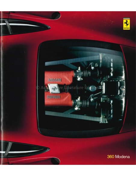 1999 FERRARI 360 MODENA BROCHURE ITALIAN / ENGLISH