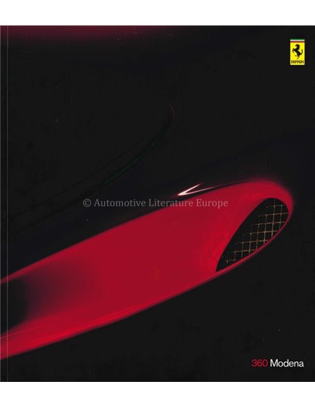 2000 FERRARI 360 MODENA PROSPEKT 1504/99