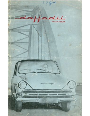 1963 DAF DAFFODIL INSTRUCTIEBOEKJE NEDERLANDS