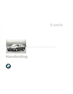 1996 BMW 5ER BETRIEBSANLEITUNG NIEDERLÄNDISCH
