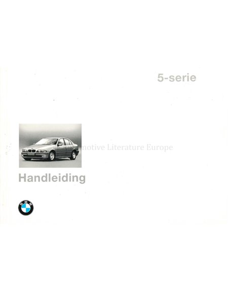 1996 BMW 5 SERIE INSTRUCTIEBOEKJE NEDERLANDS