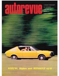 1971 AUTO REVUE MAGAZINE 20 Niederländisch