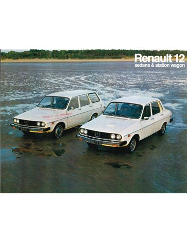 1975 RENAULT 12 TL BROCHURE ENGELS