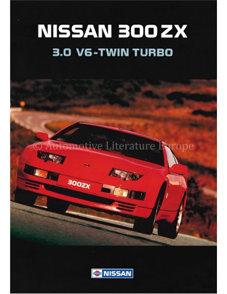 1990 NISSAN 300 ZX BROCHURE NEDERLANDS