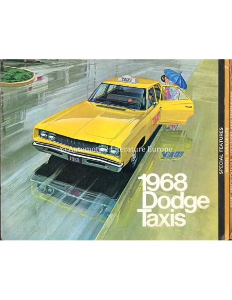 1968 DODGE TAXIS BROCHURE ENGLISH (USA)