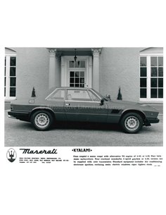 1980 MASERATI KYALAMI PERSINFORMATIE ENGELS