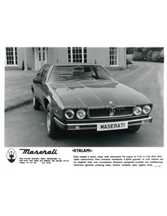 1980 MASERATI KYALAMI PRESSINFORMATIONEN ENGLISCH 2