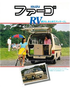 1982 ISUZU RV BROCHURE JAPANESE