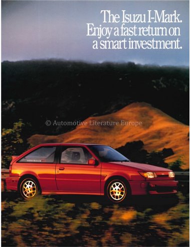 1979 ISUZU I-MARK PROSPEKT ENGLISCH