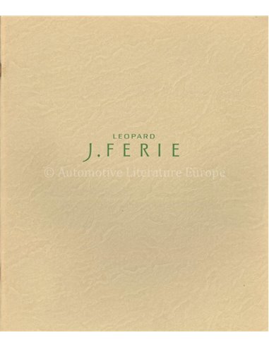 1993 NISSAN LEOPARD J.FERIE PROSPEKT JAPANISCH