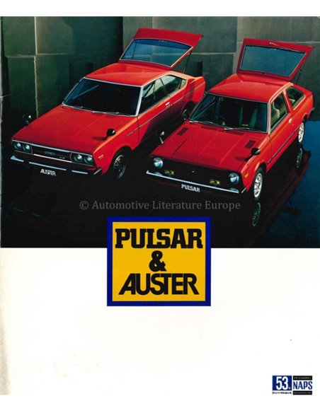 1979 NISSAN PULSAR & AUSTER BROCHURE JAPANS