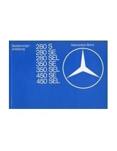 1977 MERCEDES BENZ S KLASSE INSTRUCTIEBOEKJE DUITS