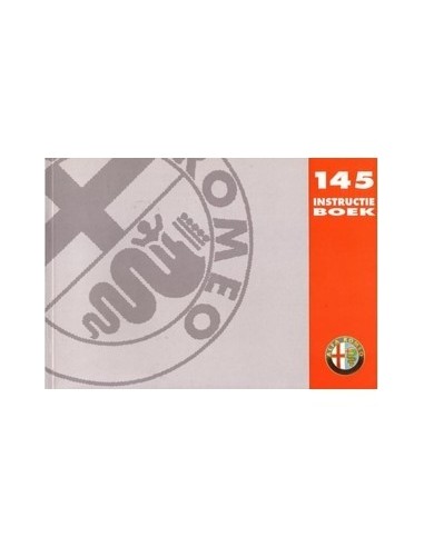1997 ALFA ROMEO 145 INSTRUCTIEBOEKJE NEDERLANDS