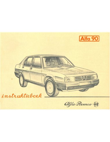 1984 ALFA ROMEO 90 OWNERS MANUAL DUTCH