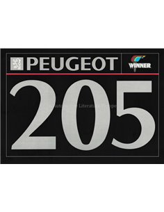 1993 PEUGEOT 205 WINNER BROCHURE DUITS
