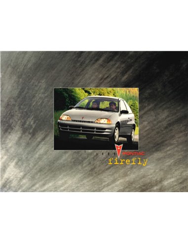 1999 PONTIAC FIREFLY PROSPEKT ENGLISCH USA