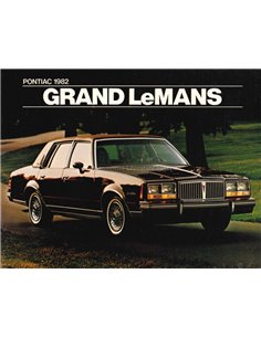 1982 PONTIAC GRAND LEMANS BROCHURE ENGLISH