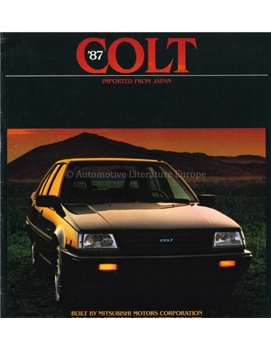 1987 PLYMOUTH COLT BROCHURE ENGELS (USA)
