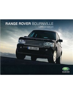 2009 RANGE ROVER BOURNVILLE LIMITED EDITION BROCHURE GERMAN