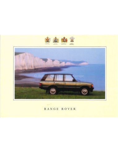 1992 LAND ROVER RANGE ROVER BROCHURE ENGELS