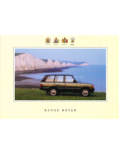 1992 LAND ROVER RANGE ROVER PROSPEKT ENGLISCH