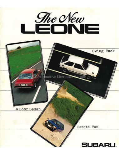 1980 SUBARU LEONE BROCHURE JAPANS