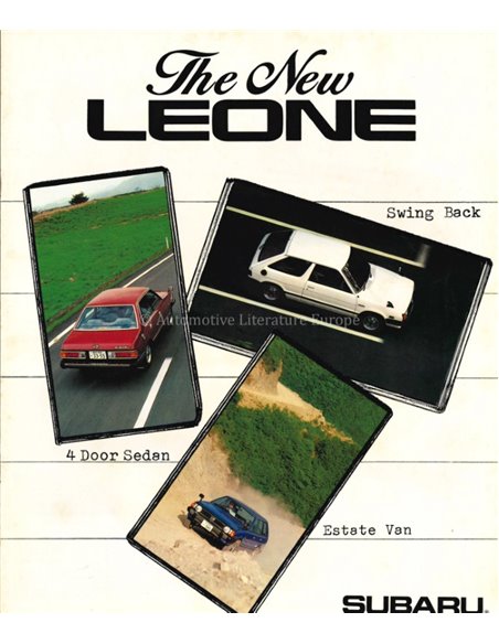 1980 SUBARU LEONE BROCHURE JAPANS