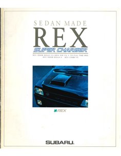 1989 SUBARU REX BROCHURE JAPANS