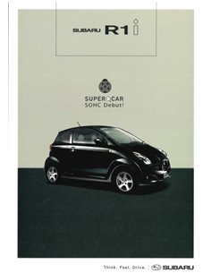 2005 SUBARU R1 I BROCHURE JAPANESE