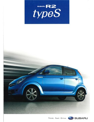 2006 SUBARU R2 BROCHURE JAPANS