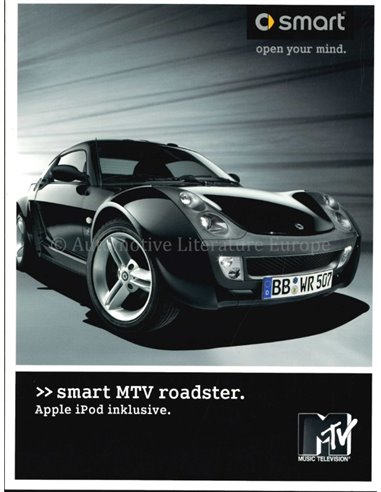 2005 SMART MTV ROADSTER BROCHURE DUITS