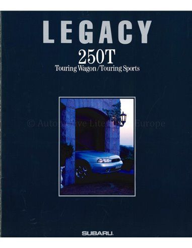 1994 SUBARU LEGACY 250T BROCHURE JAPANS
