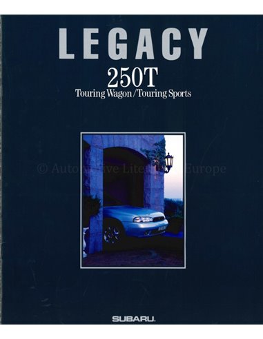 1994 SUBARU LEGACY BROCHURE JAPANS