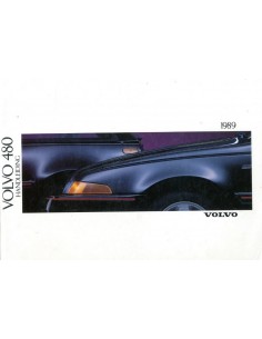 1989 VOLVO 480 INSTRUCTIEBOEKJE NEDERLANDS