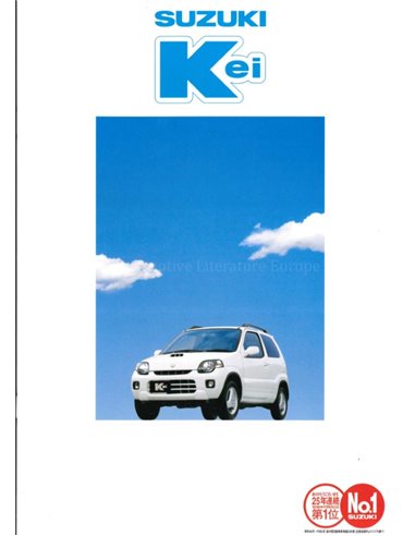 1989 SUZUKI KEI BROCHURE JAPANS