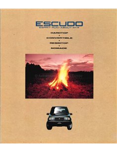 1991 SUZUKI ESCUDO BROCHURE JAPANS