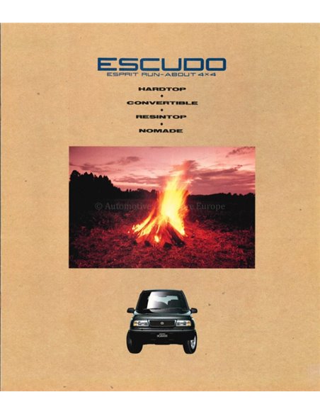 1991 SUZUKI ESCUDO BROCHURE JAPANS