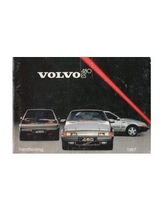 1987 VOLVO 480 ES INSTRUCTIEBOEKJE NEDERLANDS
