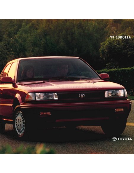 1991 TOYOTA COROLLA BROCHURE ENGELS