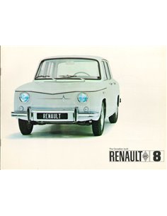 1962 RENAULT 8 - 10 BROCHURE ENGELS