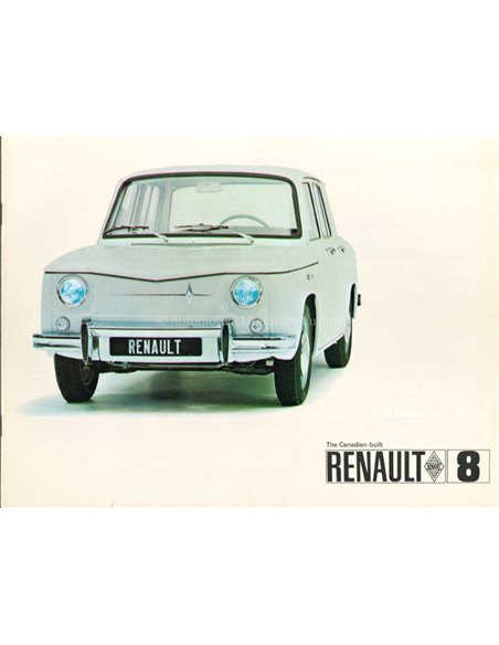 1962 RENAULT 8 - 10 BROCHURE ENGELS
