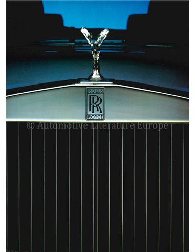 1985 ROLLS ROYCE PROSPEKT ENGLISCH