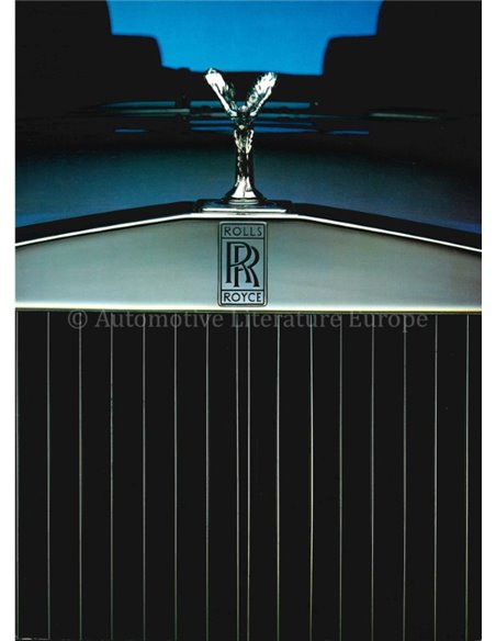 1985 ROLLS ROYCE PROSPEKT ENGLISCH