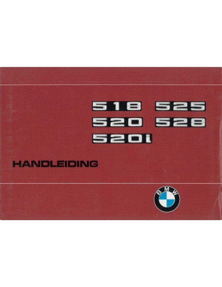 1976 BMW 5 SERIE INSTRUCTIEBOEKJE NEDERLANDS