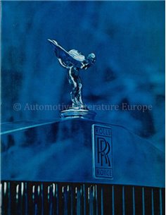 1973 ROLLS ROYCE PROSPEKT ENGLISCH